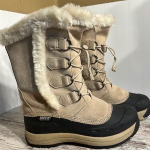 Baffin Chloe Tan Waterproof Insulated Winter Snow Boots Removeable Liner 9